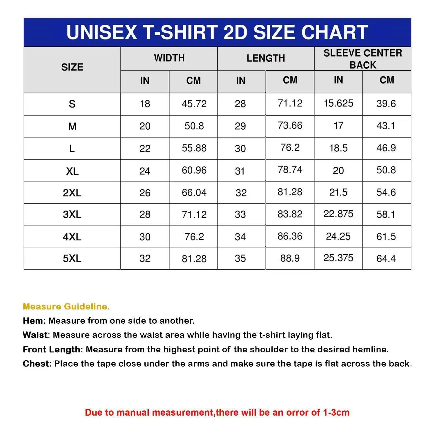 Men's/Unisex Size Chart