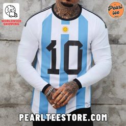 Argentina 2023/24 Season Fans Football Jersey – Copa America 2024