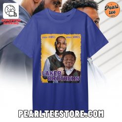 Funny Premium LBJ x BRJ 2D TShirt Blue