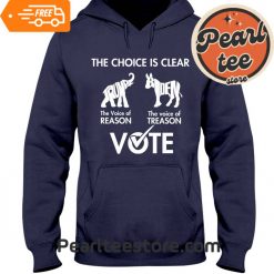 The Choice is Clear Hoodie Unisex Midnight Navy