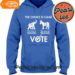 The Choice is Clear Hoodie Unisex Royal Blue