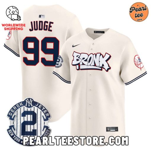 Aaron Judge New York Yankees The Bronx Graffiti Baseball Jersey