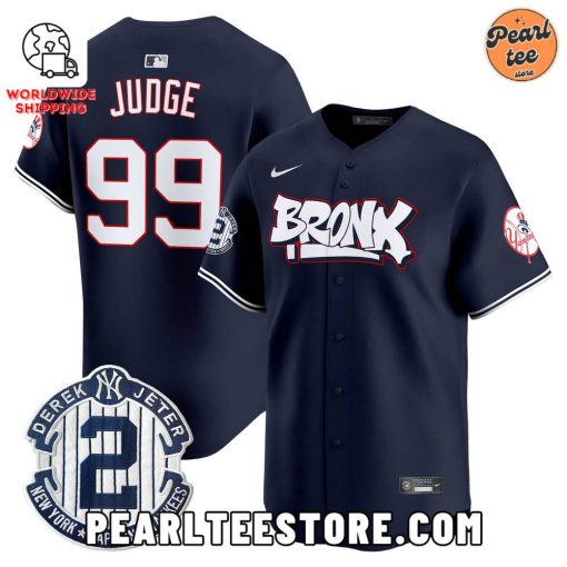 Aaron Judge New York Yankees The Bronx Graffiti Baseball Jersey