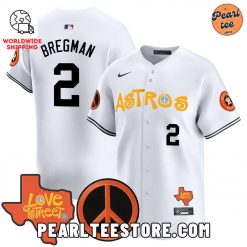 Alex Bregman Astros Love Street Premier Baseball Jersey White