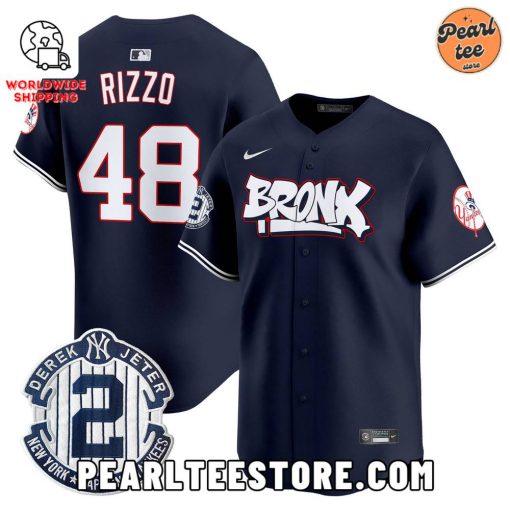 Anthony Rizzo New York Yankees The Bronx Graffiti Baseball Jersey