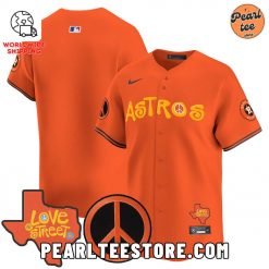 Astros Love Street Premier Baseball Jersey Orange