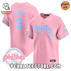 Bryce Harper Phillies Bubblegum Pink Baseball Jersey