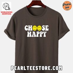 Choose Happy Graphic Printed T-Shirt