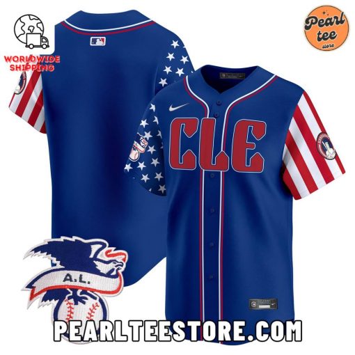 Cleveland Guardians 4th of July Premier Baseball Jersey