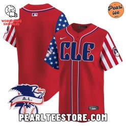 Cleveland Guardians 4th of July Premier Baseball Jersey Red