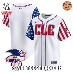 Cleveland Guardians 4th of July Premier Baseball Jersey White