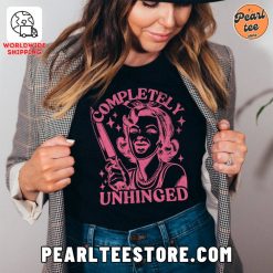 Completely Unhinged Womans TShirt Black