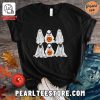 Cute Cat Ghost for Halloween – Unisex Graphics T-Shirt