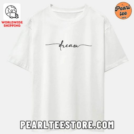 Dream Letter Printed Oversize T-Shirt