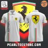 Ferrari Red – High Quality Printed Men’s Polo Shirt