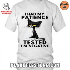 Funny Cat Unisex T-Shirt – I Had My Patience Tested