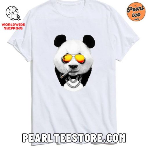 Hip-Hop Panda Funny Graphic T-Shirt