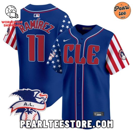 Jose Ramirez Cleveland Guardians Premier Baseball Jersey