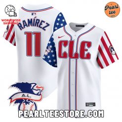 Jose Ramirez Cleveland Guardians Premier Baseball Jersey White