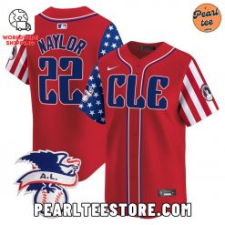 Josh Naylor Cleveland Guardians Premier Baseball Jersey Red