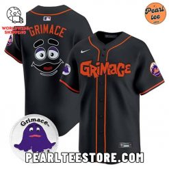 Mets Grimmace Baseball Jersey Black