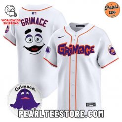 Mets Grimmace Baseball Jersey White