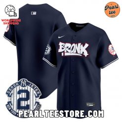 New York Yankees The Bronx Graffiti Baseball Jersey Navy