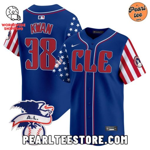 Steven Kwan Cleveland Guardians Premier Baseball Jersey