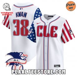 Steven Kwan Cleveland Guardians Premier Baseball Jersey White