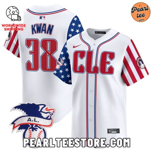 Steven Kwan Cleveland Guardians Premier Baseball Jersey