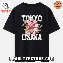 Tokyo Cherry Blossom Back Printed T-Shirt