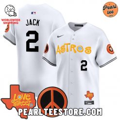 Travis Scott Astros Love Street Premier Baseball Jersey White