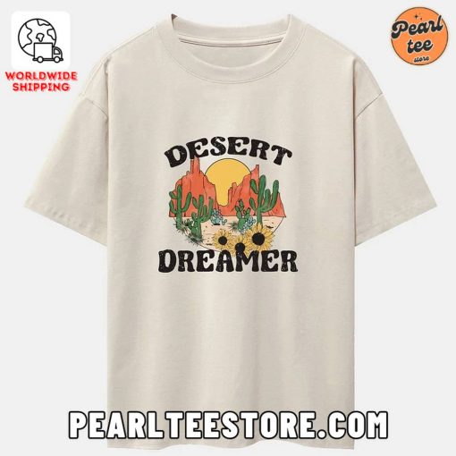 Vintage Cactus Desert Dreamer Oversize T-Shirt