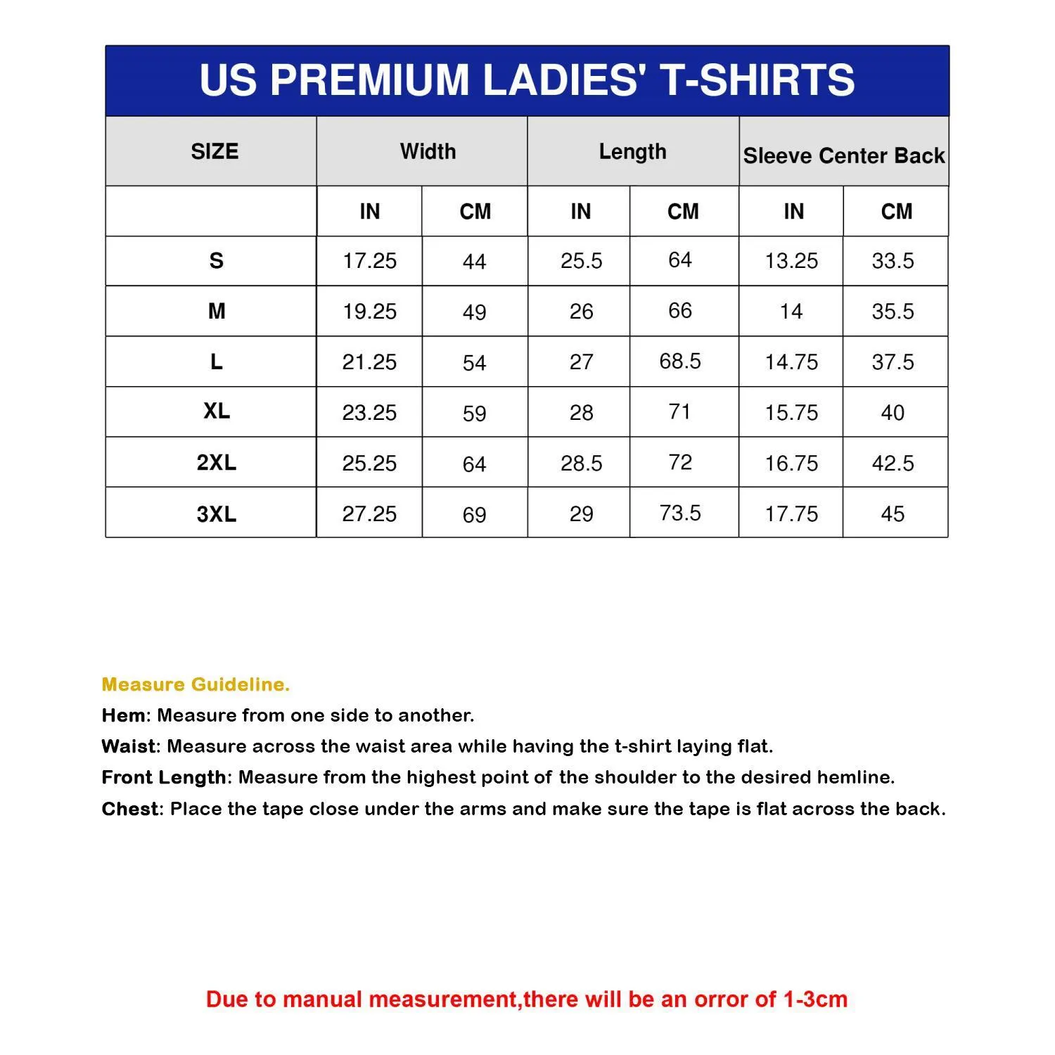 Women's Size Chart