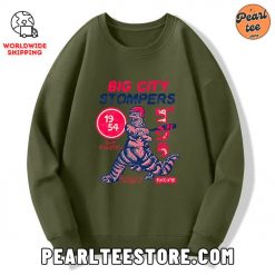 Big City Stompers Custom Sweatshirt Army Green