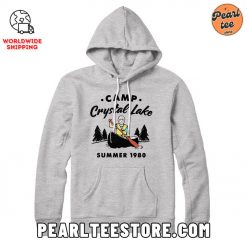 Camp Crystal Lake Custom Hoodie Gray