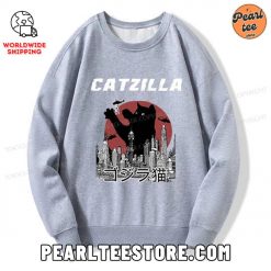 Catzilla Vintage Sweatshirt Gray