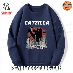 Catzilla Vintage Sweatshirt Navy