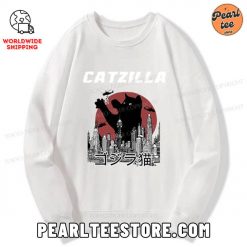 Catzilla Vintage Sweatshirt White