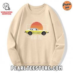 Datsun 240Z Retro Classic Car Custom Sweatshirt Cream