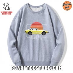 Datsun 240Z Retro Classic Car Custom Sweatshirt Gray