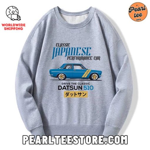 Datsun 510 – Classic Japanese Car Custom Sweatshirt