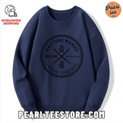 Hattori Hanzo Sword Company Custom Sweatshirt Navy