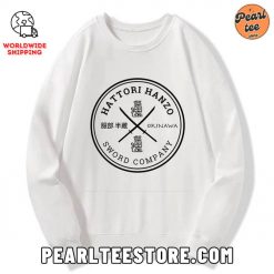 Hattori Hanzo Sword Company Custom Sweatshirt White