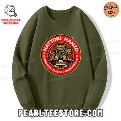 Hattori Hanzo Swords Sushi Essential Sweatshirt Army Green