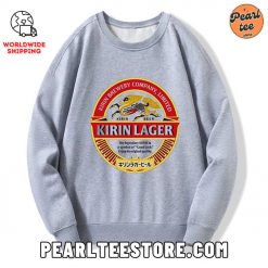 Kirin Ichiban Beer Logo Custom Sweatshirt Gray