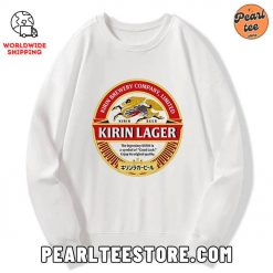 Kirin Ichiban Beer Logo Custom Sweatshirt White