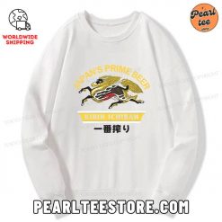 Kirin Ichiban Beer Logo Japanese Sweatshirt White