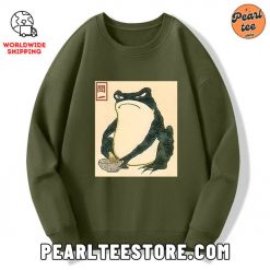 Matsumoto Hoji Frog Custom Sweatshirt Army