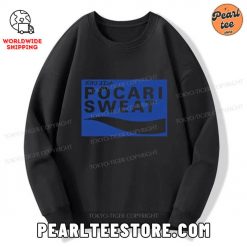 POCARI SWEAT Logo Sweatshirt Black